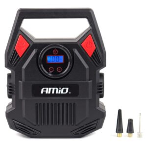 ΚΟΜΠΡΕΣΕΡ ΑΕΡΑ 12V 10BAR/150PSI ΜΕ 3 ΑΝΤΑΠΤΟΡΕΣ ΚΑΙ ΨΗΦΙΑΚΗ ΕΝΔΕΙΞΗ ACOMP-17 AMIO