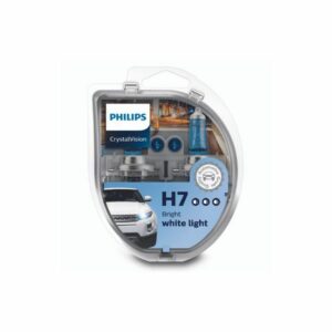 ΛΑΜΠΕΣ H7 12V 55W CrystalVision BLUE+5W Philips