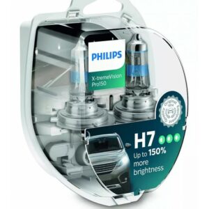ΣΕΤ ΛΑΜΠΕΣ H7 12V+150% X-Treme Vision PHILIPS
