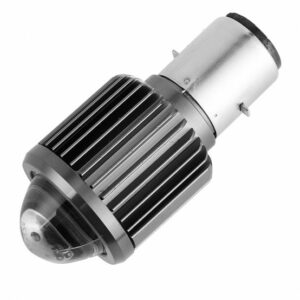ΛΑΜΠΑ LED MOTO BA20D 20W 12-80V AC&DC (Λευκό+Κίτρινο)