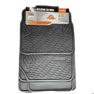 Πατάκια λαστιχένια universal μαύρο 4029 4τμχ/σετ