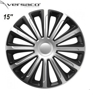 Τάσια ζαντών 15'' Versaco Trend Ασημί - Μαύρα