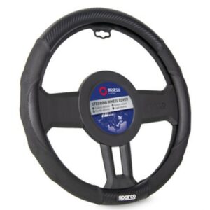 Κάλυμμα τιμονιού μαύρο 38 cm Sparco