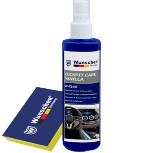 Γαλάκτωμα ταμπλό αυτοκινήτου+σφουγγάρι βανίλια 280ml WUNSCHER